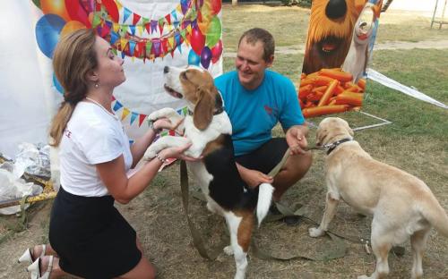 КП "Центр обращения с животными" провело "Уроки доброты" в рамках совместного проекта с полицейскими Управления патрульной полиции