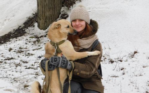 Ребята из Национального корпуса на выгуле в нашем приюте Харьков