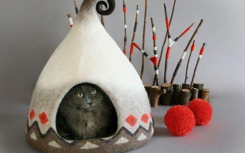 Уникальные домики для кошек