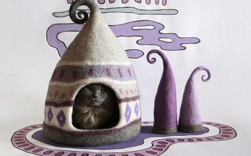 Уникальные домики для кошек