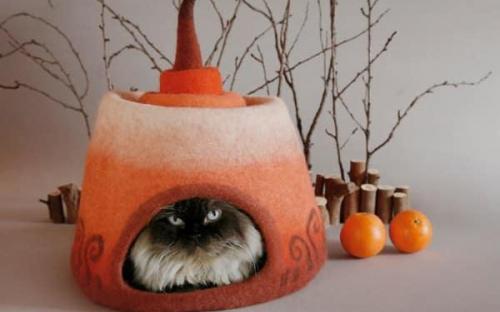 Уникальные домики для кошек