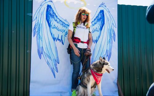 Самый масштабный в Украине пробег людей вместе с собаками