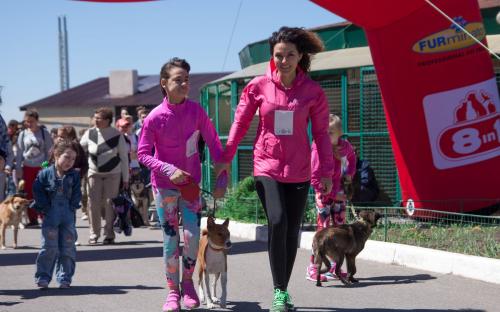 Самый масштабный в Украине пробег людей вместе с собаками