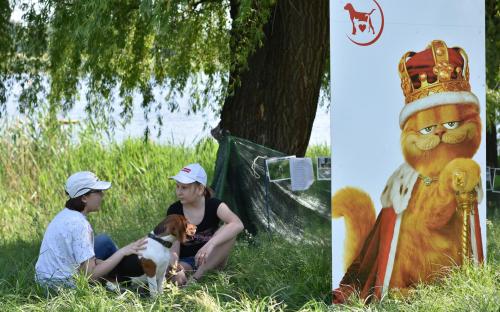 КП "Центр обращения с животными" приняло участие в открытии 22-го ежегодного туристическо-краеведческого слета школьников Новобаварского района г. Харькова